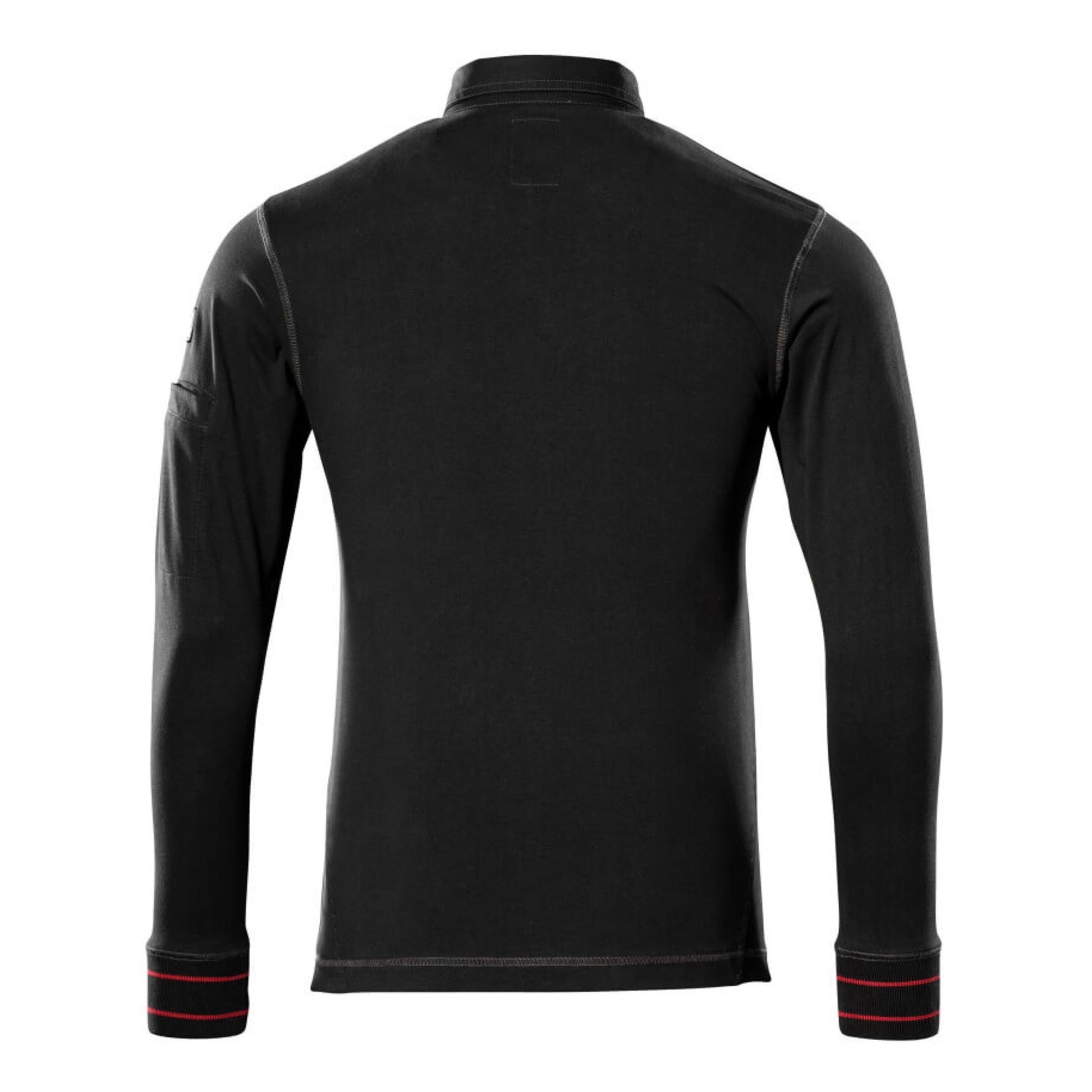 Black - Back - Mascot Mens Frontline Ios Polo Shirt