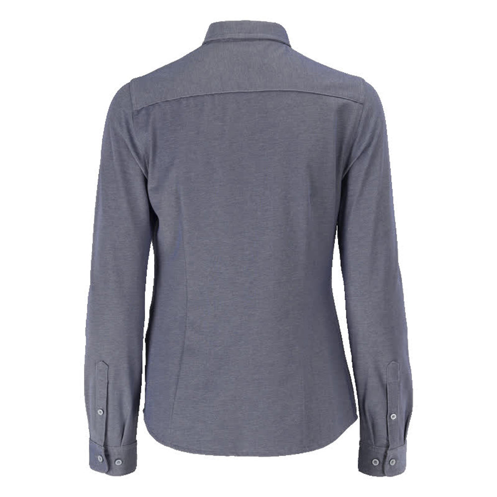 Blue Flecked - Back - Mascot Womens-Ladies Frontline Shirt