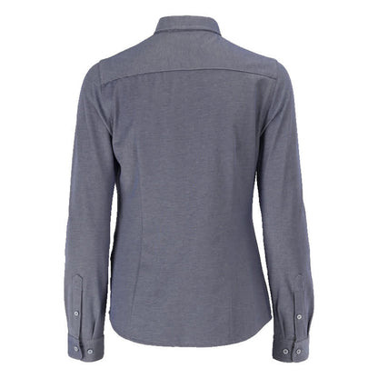 Blue Flecked - Back - Mascot Womens-Ladies Frontline Shirt