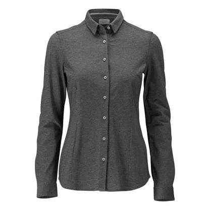 Dark Anthracite-Light Grey Flecked - Back - Mascot Womens-Ladies Frontline Shirt