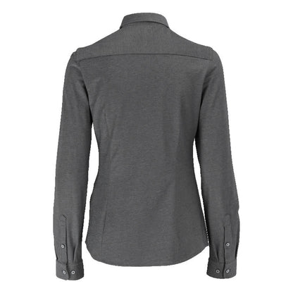 Dark Anthracite-Light Grey Flecked - Side - Mascot Womens-Ladies Frontline Shirt