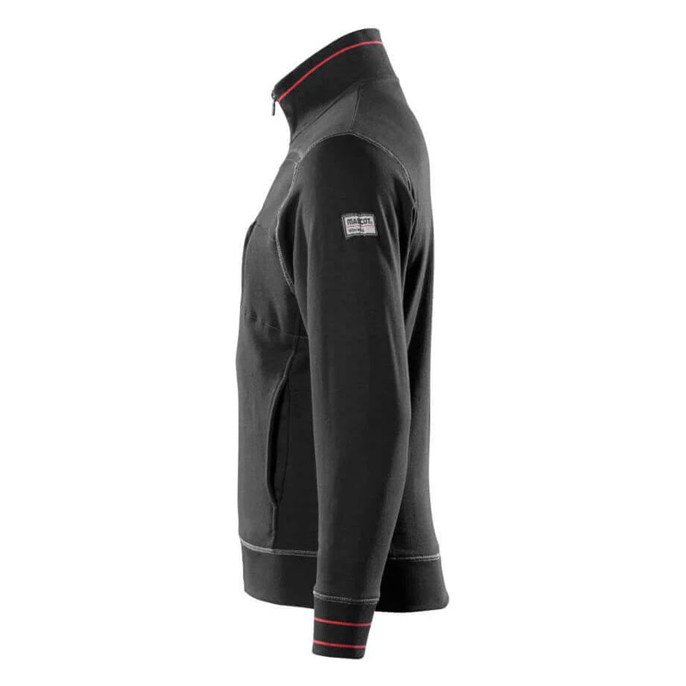 Black - Side - Mascot Mens Frontline Chania Sweatshirt