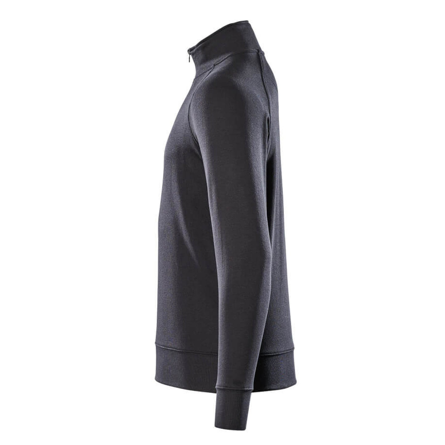 Black - Side - Mascot Mens Crossover Nantes Half Zip Sweatshirt
