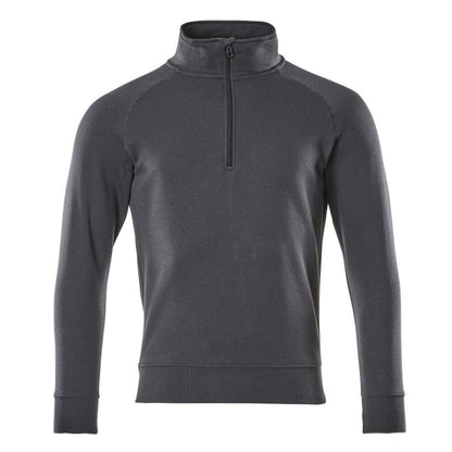 Dark Navy - Front - Mascot Mens Crossover Nantes Half Zip Sweatshirt