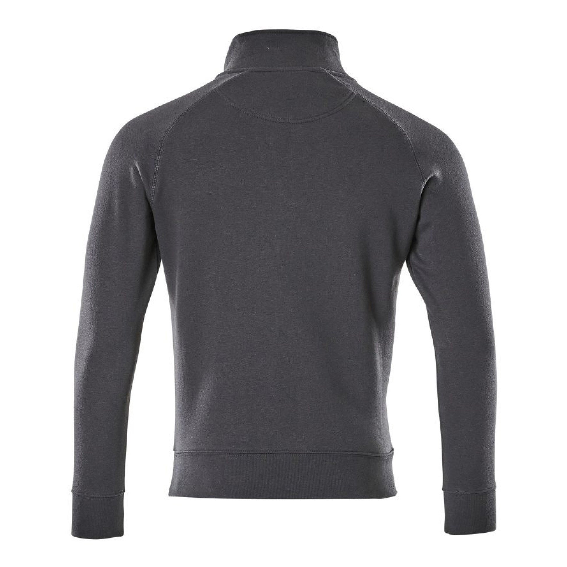 Dark Navy - Back - Mascot Mens Crossover Nantes Half Zip Sweatshirt