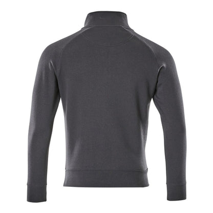 Dark Navy - Back - Mascot Mens Crossover Nantes Half Zip Sweatshirt
