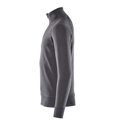 Dark Navy - Side - Mascot Mens Crossover Nantes Half Zip Sweatshirt