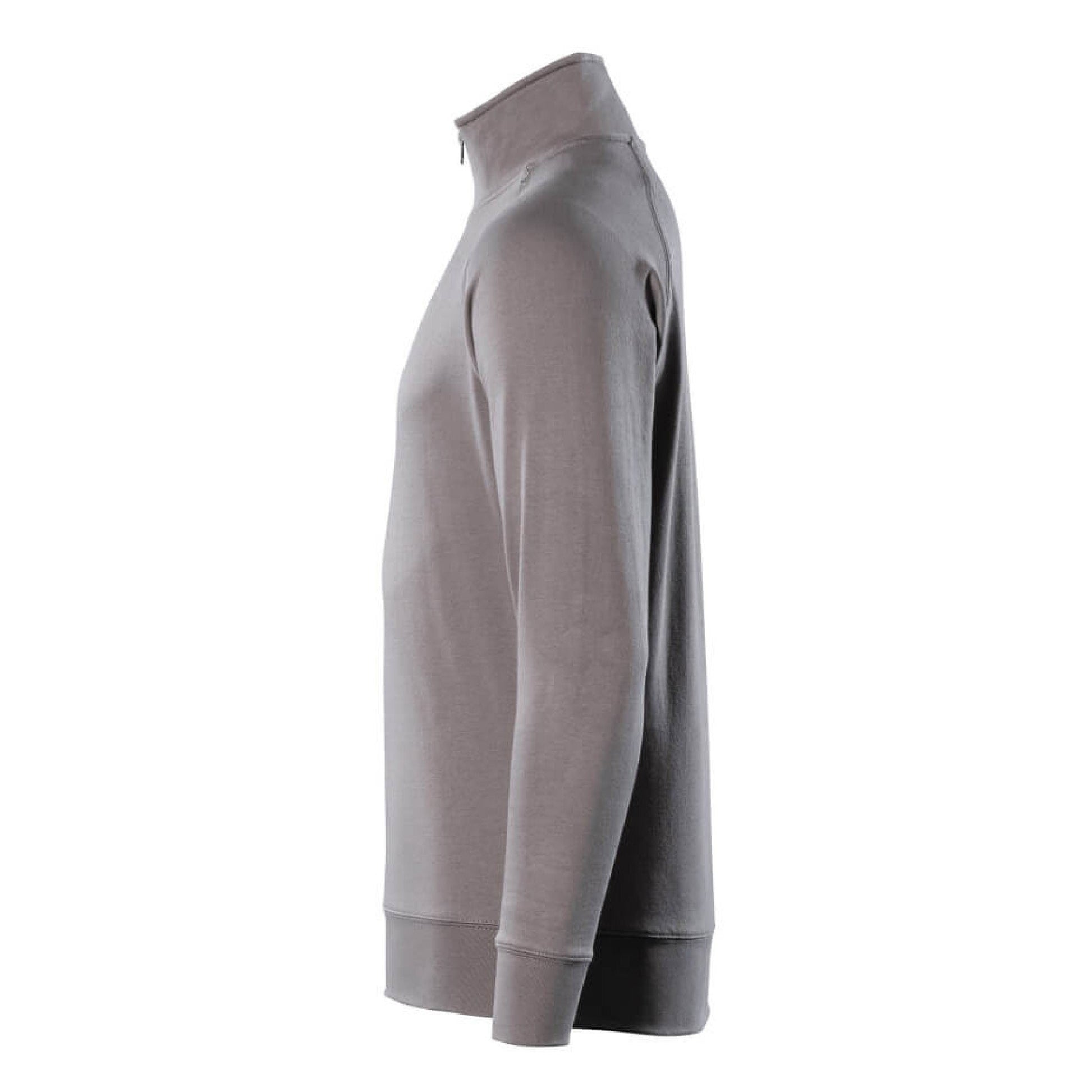 Anthracite - Side - Mascot Mens Crossover Nantes Half Zip Sweatshirt