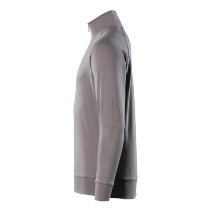Anthracite - Side - Mascot Mens Crossover Nantes Half Zip Sweatshirt