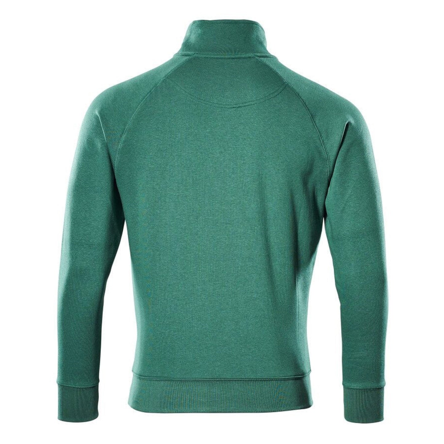 Green - Back - Mascot Mens Crossover Nantes Half Zip Sweatshirt