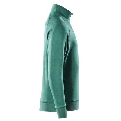 Green - Lifestyle - Mascot Mens Crossover Nantes Half Zip Sweatshirt