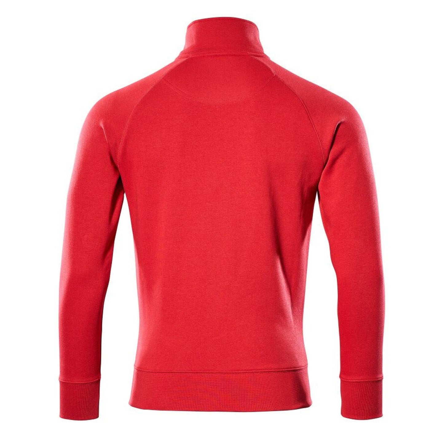 Red - Back - Mascot Mens Crossover Nantes Half Zip Sweatshirt