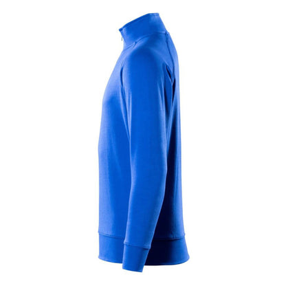 Royal Blue - Side - Mascot Mens Crossover Nantes Half Zip Sweatshirt