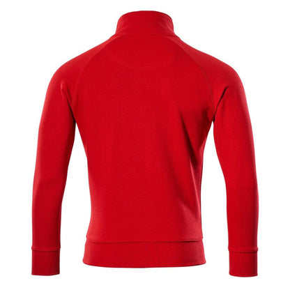 Traffic Red - Back - Mascot Mens Crossover Nantes Half Zip Sweatshirt
