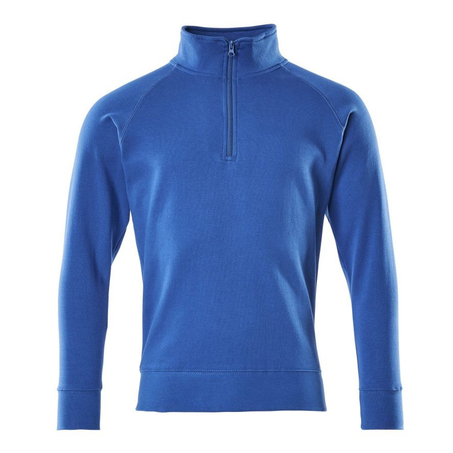 Azure Blue - Front - Mascot Mens Crossover Nantes Half Zip Sweatshirt