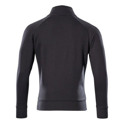 Black - Back - Mascot Mens Crossover Nantes Half Zip Sweatshirt