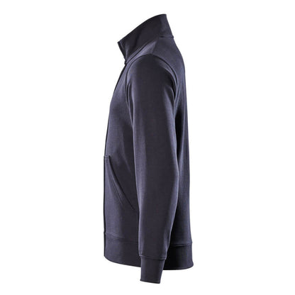 Dark Navy - Side - Mascot Mens Crossover Lavit Zipped Jacket