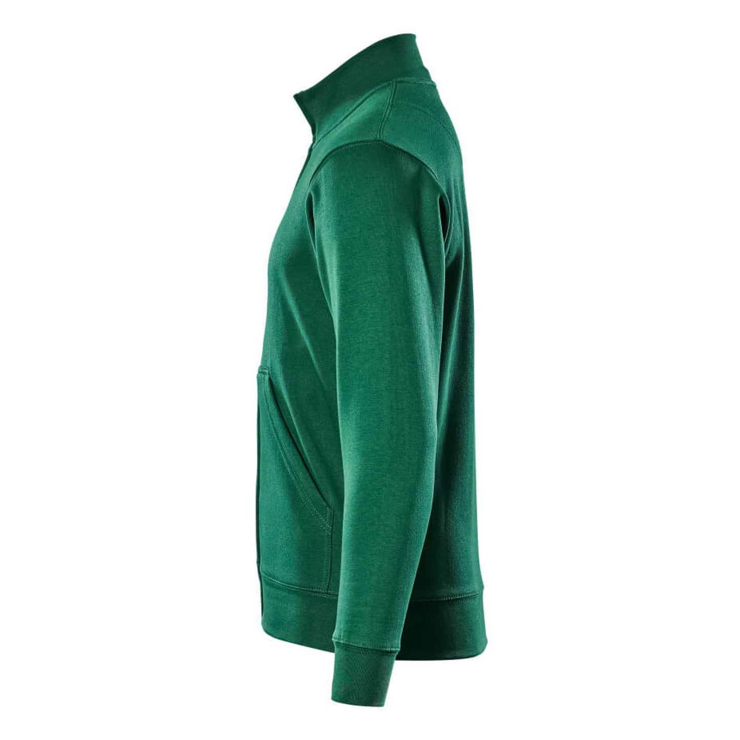 Green - Side - Mascot Mens Crossover Lavit Zipped Jacket