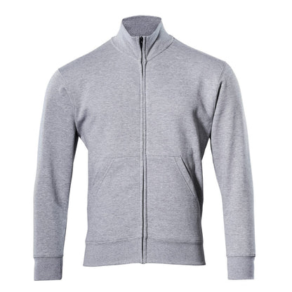 Grey Flecked - Front - Mascot Mens Crossover Lavit Zipped Jacket