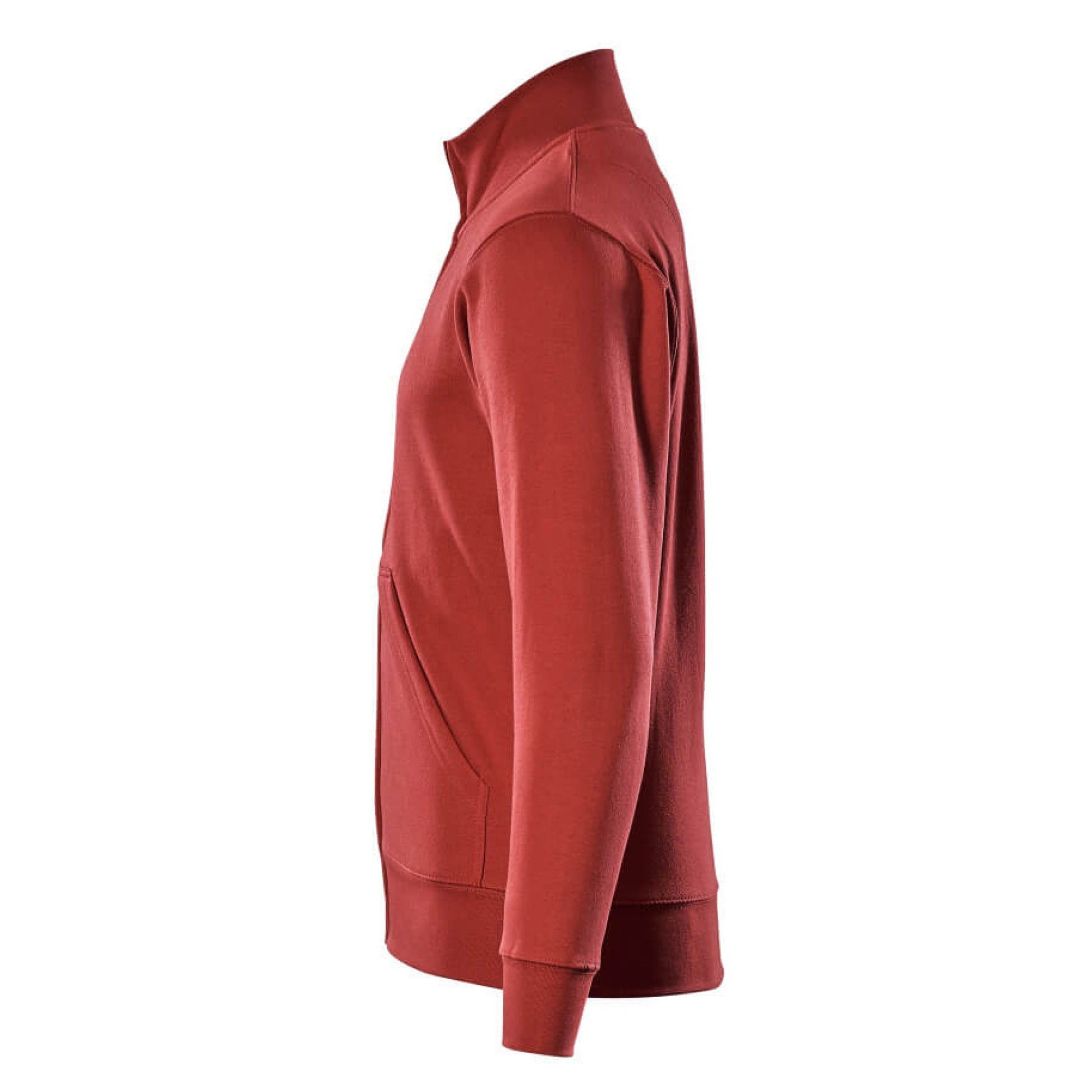 Red - Side - Mascot Mens Crossover Lavit Zipped Jacket