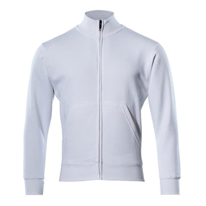 White - Back - Mascot Mens Crossover Lavit Zipped Jacket