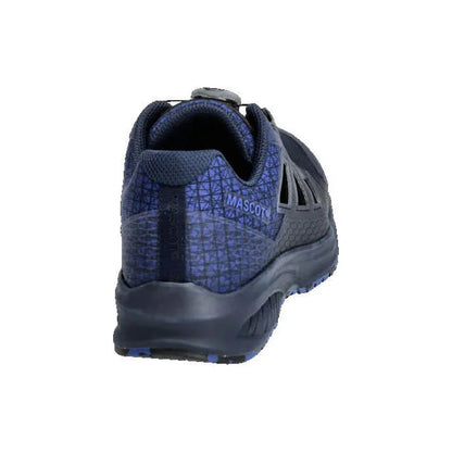 Dark Navy-Azure Blue - Back - Mascot Mens Footwear Accelerate Logo Safety Sandals