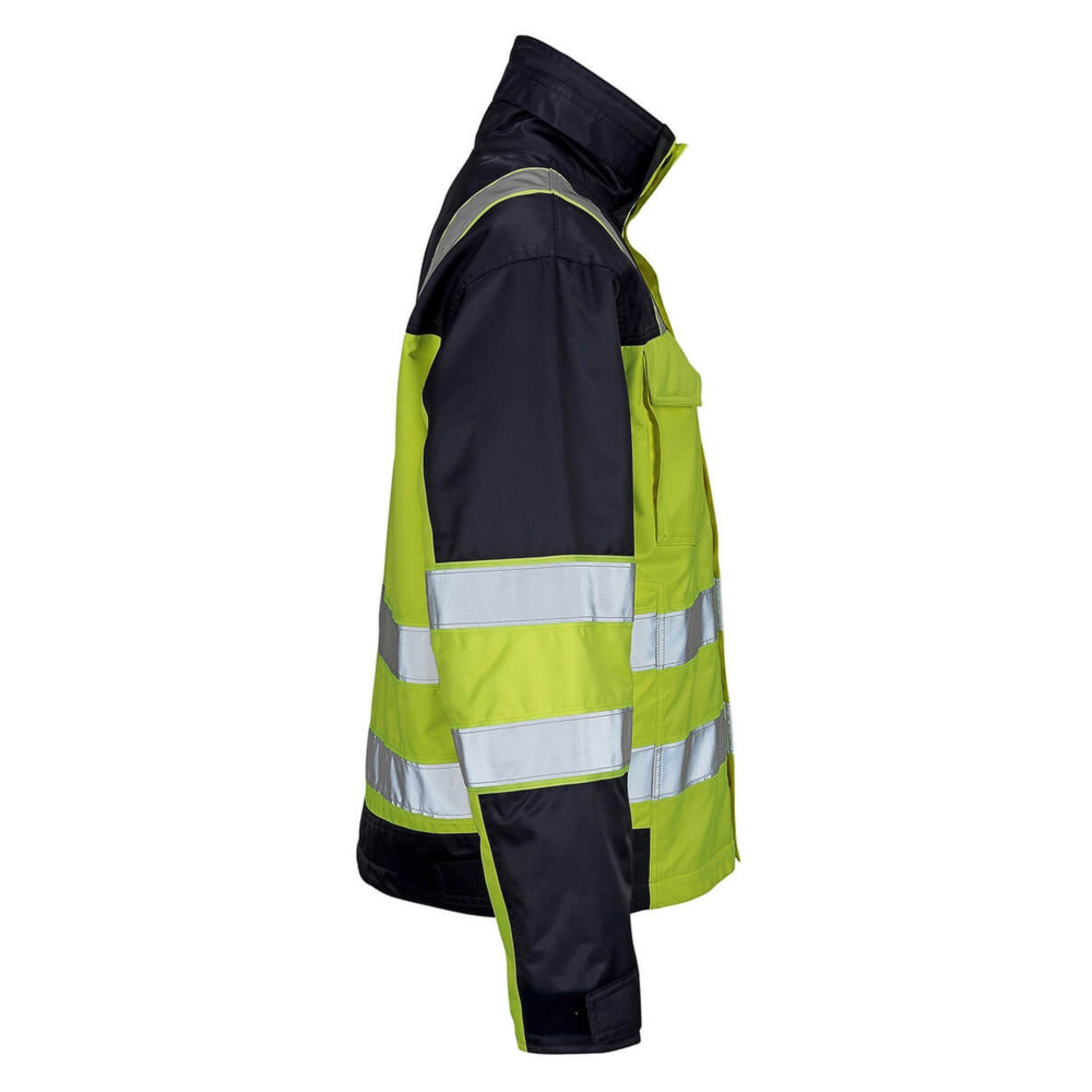 Yellow-Navy - Lifestyle - Mascot Unisex Adult Safe Image Hi-Vis Winter Jacket