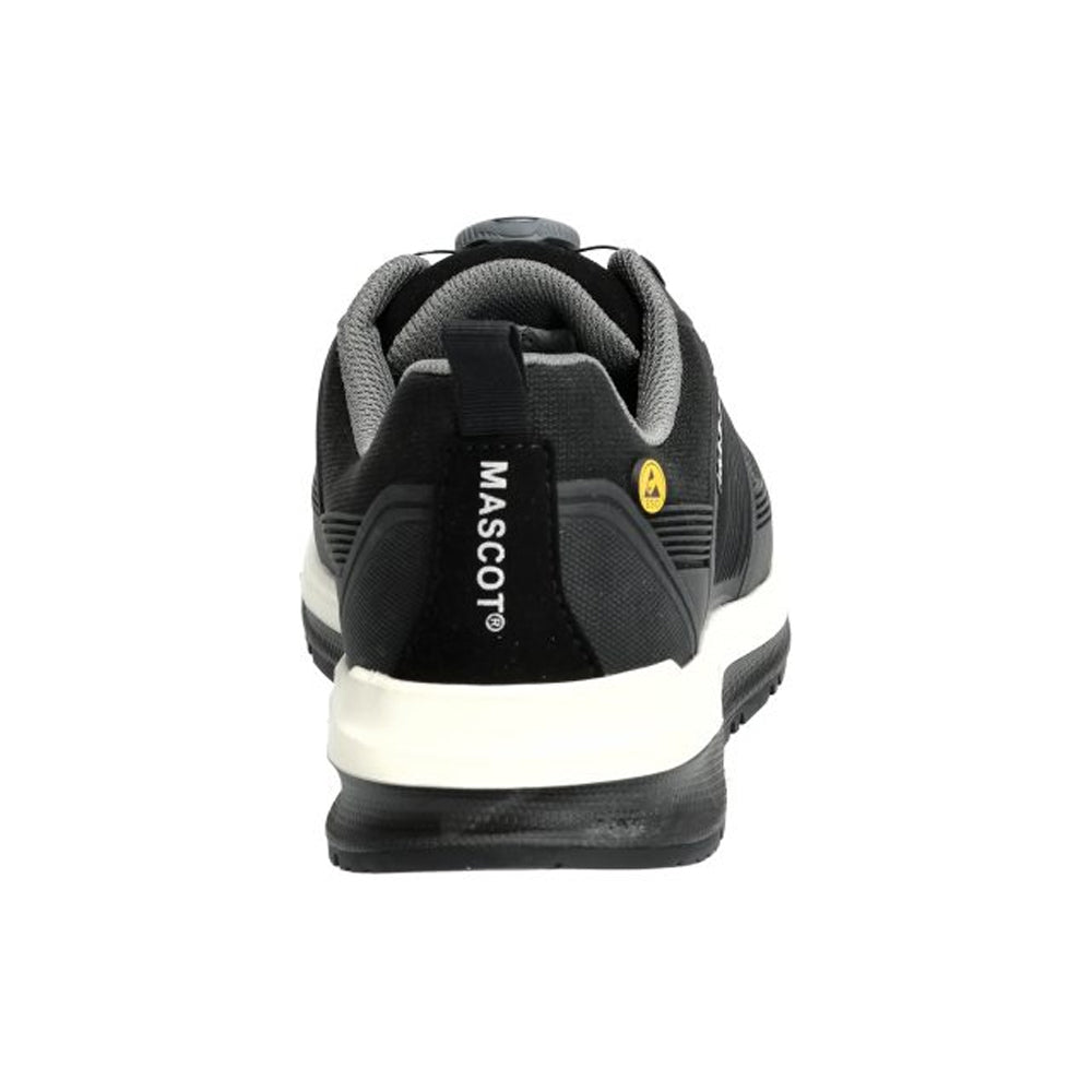 Black - Back - Mascot Unisex Adult Footwear Customised Safety Shoes