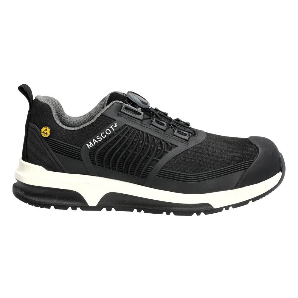 Black - Lifestyle - Mascot Unisex Adult Footwear Customised Safety Shoes