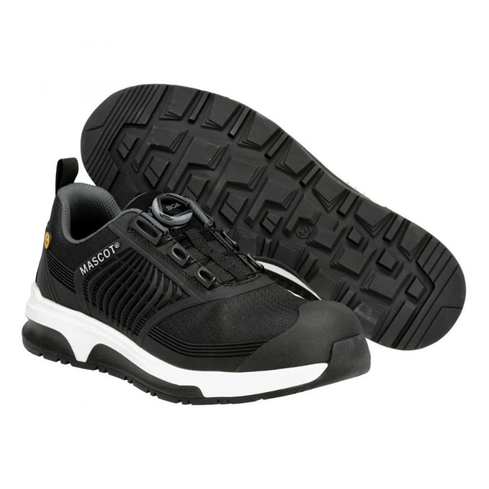 Black - Close up - Mascot Unisex Adult Footwear Customised Safety Shoes