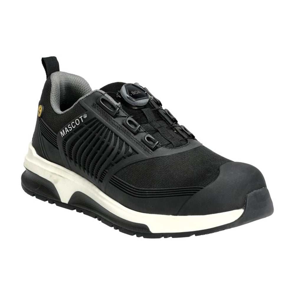 Black - Front - Mascot Unisex Adult Footwear Customised Safety Shoes