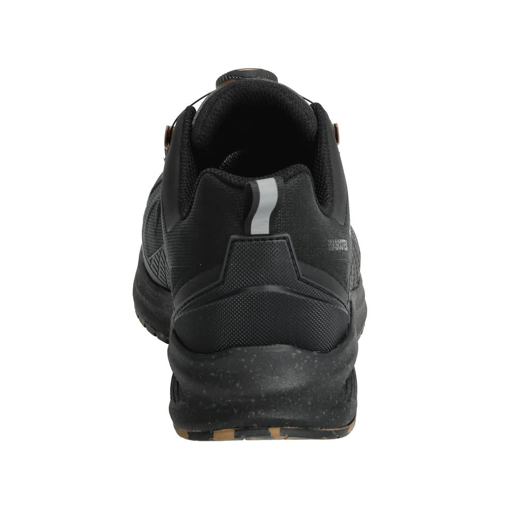 Black - Back - Mascot Mens Footwear Customised Logo Safety Shoes