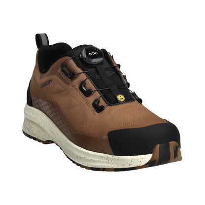 Nut Brown - Front - Mascot Mens Footwear Customised Logo Safety Shoes