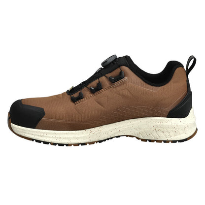 Nut Brown - Side - Mascot Mens Footwear Customised Logo Safety Shoes