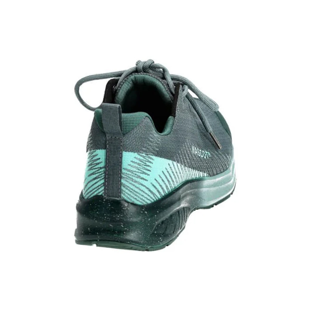 Forest Green - Back - Mascot Unisex Adult Footwear Customized Safety Shoes