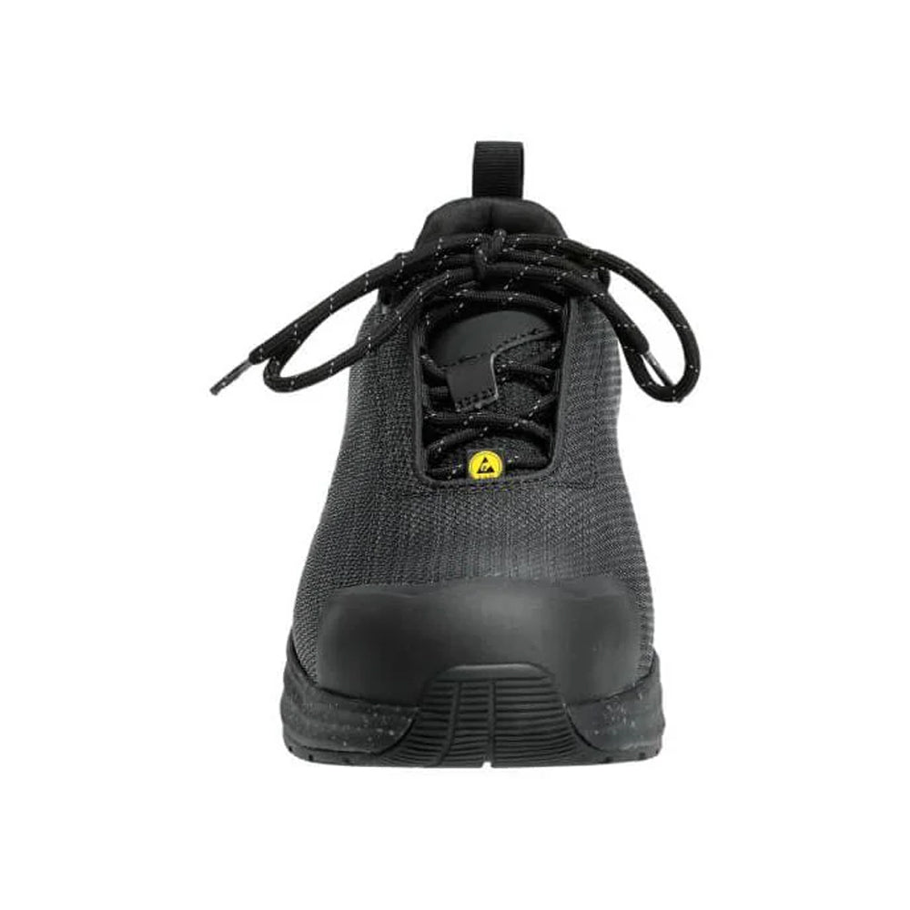 Black - Side - Mascot Unisex Adult Footwear Customized Safety Shoes