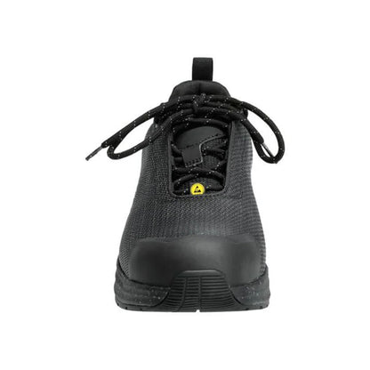 Black - Side - Mascot Unisex Adult Footwear Customized Safety Shoes