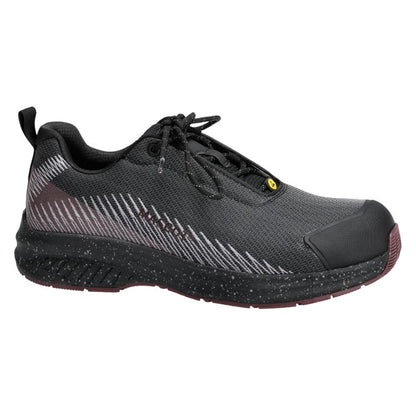 Stone Grey-Bordeaux - Front - Mascot Unisex Adult Footwear Customized Safety Shoes