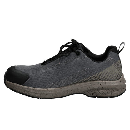 Stone Grey-Dark Sand - Side - Mascot Unisex Adult Footwear Customized Safety Shoes