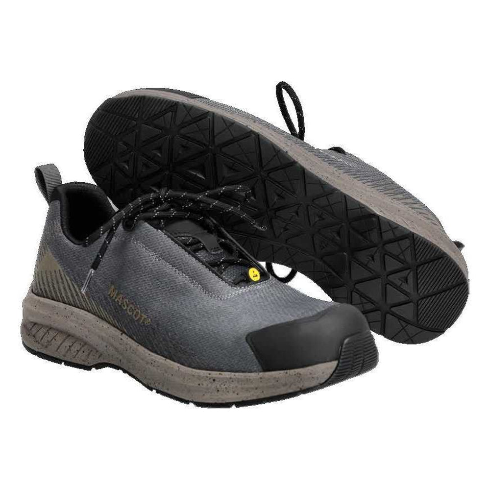 Stone Grey-Dark Sand - Lifestyle - Mascot Unisex Adult Footwear Customized Safety Shoes