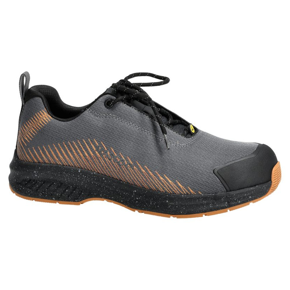 Stone Grey-Nut Brown - Front - Mascot Unisex Adult Footwear Customized Safety Shoes