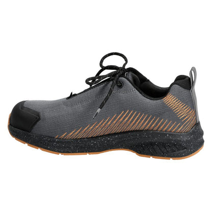 Stone Grey-Nut Brown - Side - Mascot Unisex Adult Footwear Customized Safety Shoes
