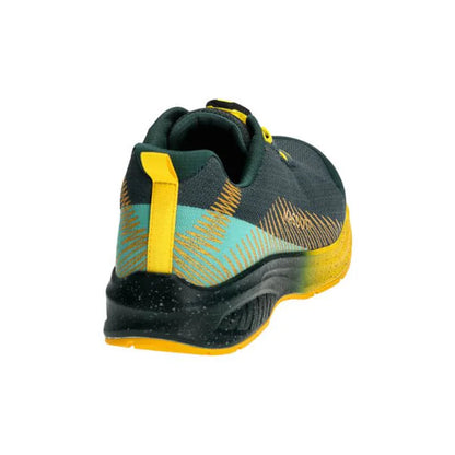 Forest Green-Sunflower Yellow - Back - Mascot Unisex Adult Footwear Customized Safety Shoes