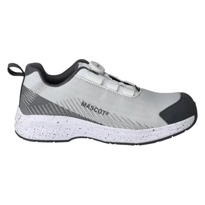 White-Stone Grey - Front - Mascot Unisex Adult Footwear Customized Safety Shoes