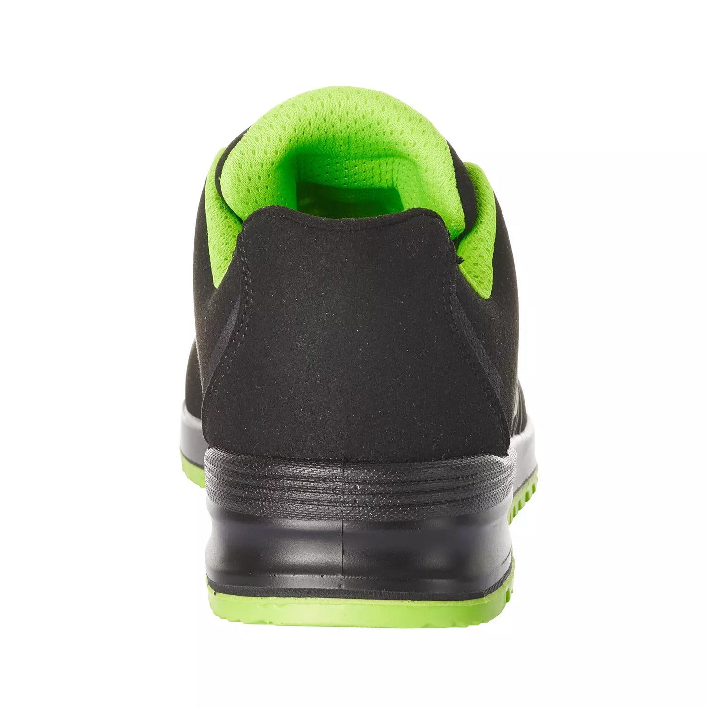 Black-Lime Green - Back - Mascot Unisex Adult Footwear Classic Microfibre Safety Shoes