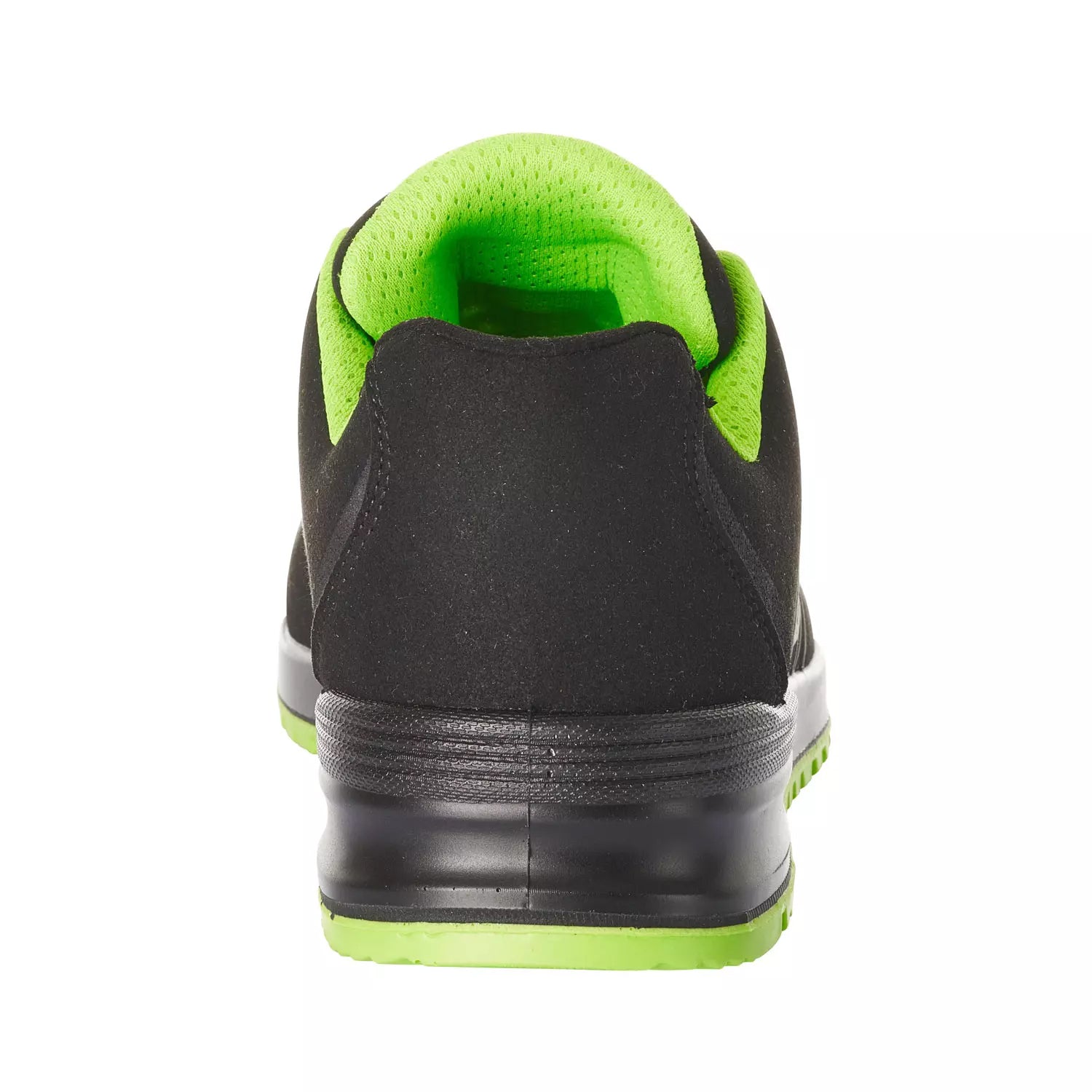 Black-Lime Green - Back - Mascot Unisex Adult Footwear Classic Microfibre Safety Shoes