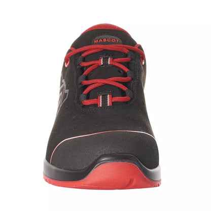 Black-Red - Lifestyle - Mascot Unisex Adult Footwear Classic Microfibre Safety Shoes