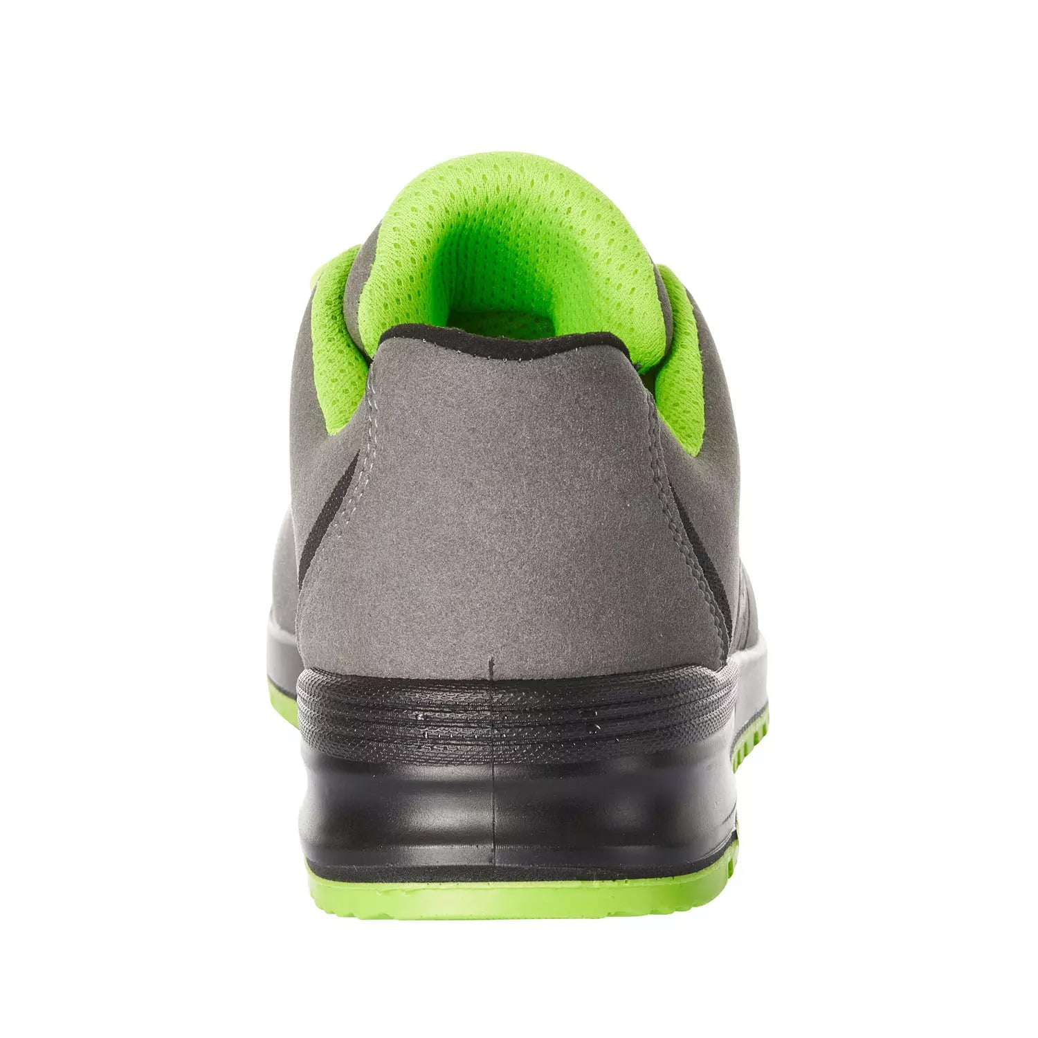 Grey-Lime Green - Back - Mascot Unisex Adult Footwear Classic Microfibre Safety Shoes