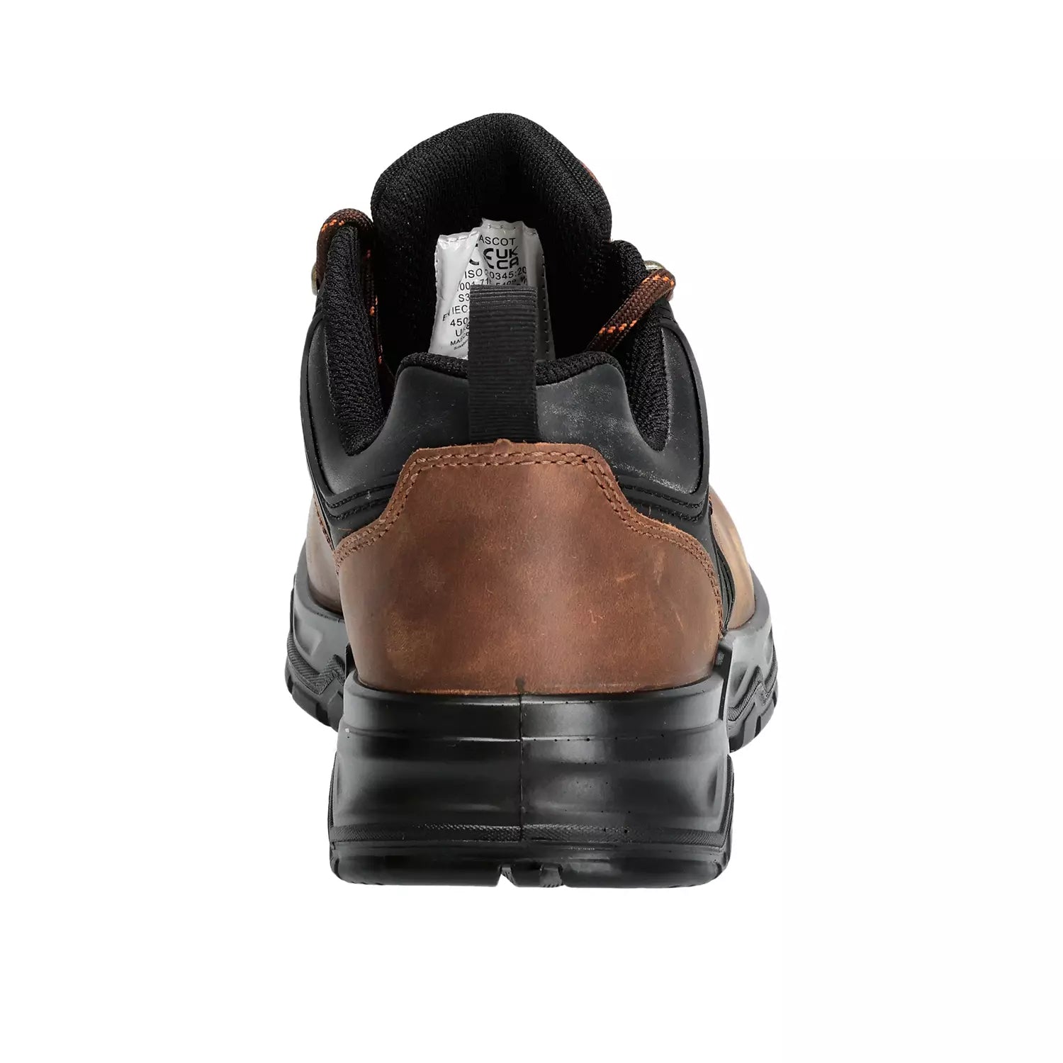 Nut Brown-Brown - Back - Mascot Mens Footwear Originals Oiled Leather Safety Shoes