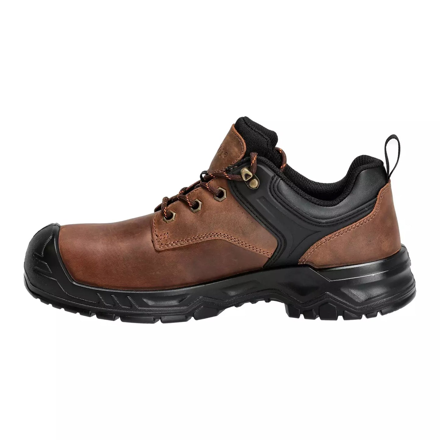 Nut Brown-Brown - Side - Mascot Mens Footwear Originals Oiled Leather Safety Shoes